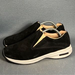 Merrell Men’s Board‎ Runner Loafers Black Air Cushion Leather Slip On Size 10.5